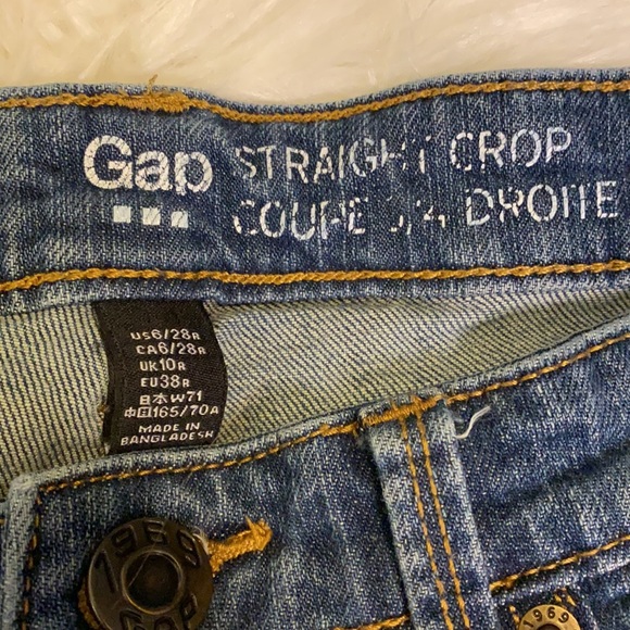 Gap Straight Denim Crops - Picture 2 of 3